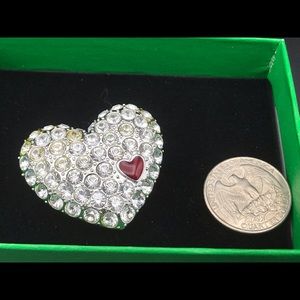 Shakira Caine Heart Shaped Pin